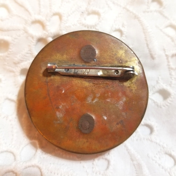 VICTORIAN Bridle Rosette Brooch Antique - Picture 4 of 5